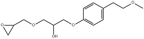 1-(4-(2-Methoxyethyl)phenoxy)-3-(oxiran-2-ylMethoxy)propan-2-ol Structure