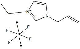 1-烯丙基-3-乙基咪唑六氟磷酸盐, 1620678-65-0, 结构式