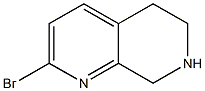 2-BroMo-5,6,7,8-tetrahydro-[1,7]naphthyridine 结构式