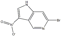 6-broMo-3-nitro-1H-pyrrolo[3,2-c]pyridine Structure