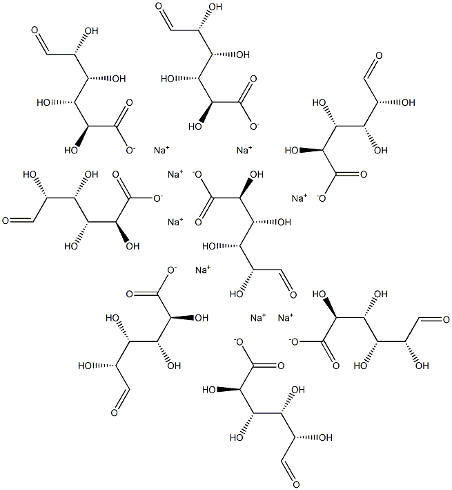 古罗糖醛酸八糖, , 结构式