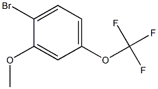 3-甲氧基-4-溴三氟甲氧基苯, , 结构式