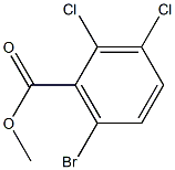 6-溴-2,3-二氯苯甲酸甲酯, , 结构式