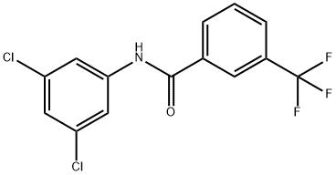 N-(3,5-二氯苯)-3-(三氟甲基)苯甲酰胺, 710310-55-7, 结构式