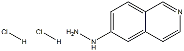 1-(isoquinolin-6-yl)hydrazinedihydrochloride Structure