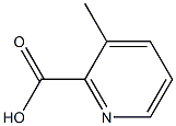 2-羧酸-3-甲基吡啶 结构式