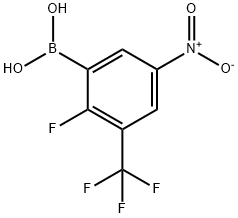 2096335-05-4 2-fluoro-5-nitro-3-(trifluoromethyl)phenylboronic acid