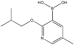 2-Isobutoxy-5-methylpyridine-3-boronic acid Struktur