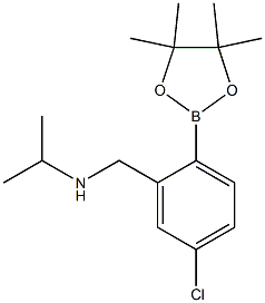 N-[5-Chloro-2-(tetramethyl-1,3,2-dioxaborolan-2-yl)phenylmethyl]isopropylamine|N-(5-氯-2-(4,4,5,5-四甲基-1,3,2-二氧硼杂环戊烷-2-基)苄基)丙-2-胺