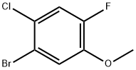 1-Bromo-2-chloro-4-fluoro-5-methoxy-benzene 结构式