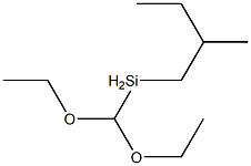 Diethoxy-methyl-(2-methyl-butyl)-silane Struktur