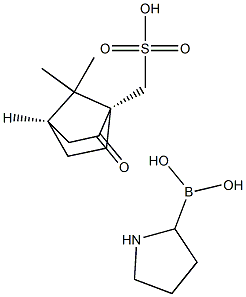 Pyrrolidine-2-boronic acid, (1S,4R)-camphorsulfonate,2377603-56-8,结构式