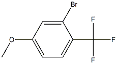 3-溴-4-三氟甲基苯甲醚,,结构式