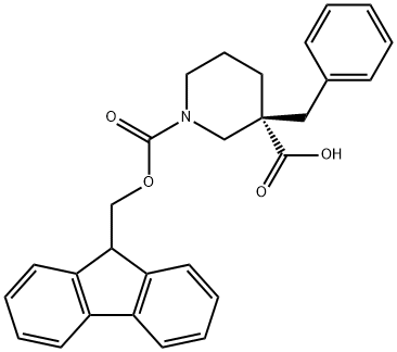 (R)-FMoc-3-benzyl-piperidine-3-carboxylic acid|(R)-FMOC-3-苄基-哌啶-3-羧酸