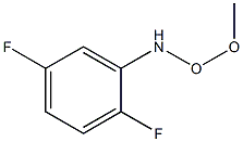 2,5-二氟-N-(甲基过氧)苯胺, , 结构式