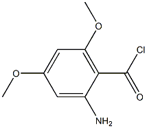 2-aMino-4,6-diMethoxybenzoyl chloride Structure