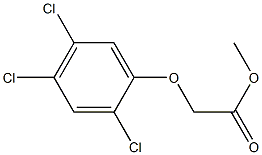 (2.4.5-Trichlorophenoxy)acetic acid methyl ester Solution Structure