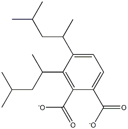Bis(4-methyl-2-pentyl)phthalate Solution,,结构式
