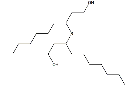 2-Hydroxyethyl-n-octyl sulphide Solution 化学構造式