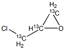 Epichlorohydrin (13C3) Solution, , 结构式