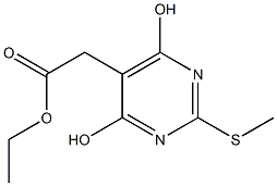 ethyl 2-(4,6-dihydroxy-2-(Methylthio)pyriMidin-5-yl)acetate|