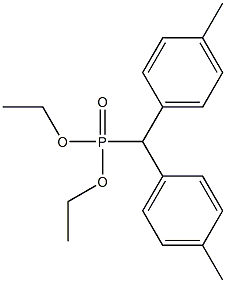 二甲苯基甲基膦酸二乙酯, , 结构式