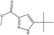 Methyl 5-tert-butyl-1H-pyrazole-3-carboxylate Struktur