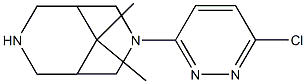 3-(6-chloropyridazin-3-yl)-9,9-diMethyl-3,7-diazabicyclo[3.3.1]nonane 结构式