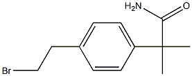 2-(4-(2-broMoethyl)phenyl)-2-MethylpropanaMide
