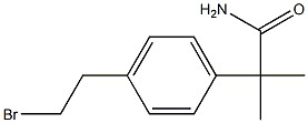 2-(4-(2-broMoethyl)phenyl)-2-MethylpropanaMide|