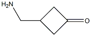 3-(氨甲基)环丁酮盐酸盐, , 结构式