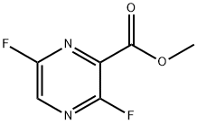 3,6-二氟-吡嗪-2-羧酸甲酯,356783-26-1,结构式