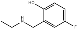 2-[(EthylaMino)Methyl]-4-fluorophenol Structure
