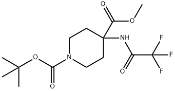 Methyl N-Boc-4-(trifluoroacetylaMino)piperidine-4-carboxylate