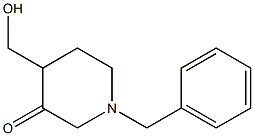 1-benzyl-4-(hydroxyMethyl)piperidin-3-one Structure