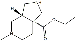 (3aS,7aR)-ethyl 5-Methyloctahydro-1H-pyrrolo[3,4-c]pyridine-7a-carboxylate