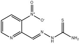 (E)-2-((3-硝基吡啶-2-基)亚甲基)肼基硫代酰胺, 200933-26-2, 结构式