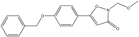 5-(4-(benzyloxy)phenyl)-2-(MethoxyMethyl)isoxazol-3(2H)-one