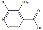 2-Chloro-3-aMinoisonicotinic acid Struktur