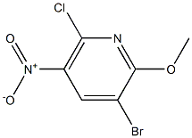  3-broMo-6-chloro-2-Methoxy-5-nitropyridine