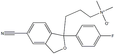 3-[5-cyano-1-(4-fluorophenyl)-3H-2-benzofuran-1-yl]-N,N-diMethyl-propan-1-aMine oxide