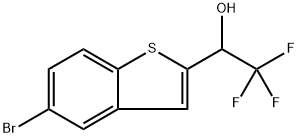 1-(5-broMobenzo[b]thiophen-2-yl)-2,2,2-trifluoroethanol,1391828-90-2,结构式