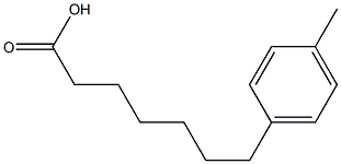 7-(p-tolyl)heptanoic acid Structure