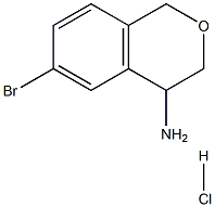 6-broMoisochroMan-4-aMine hydrochloride,,结构式