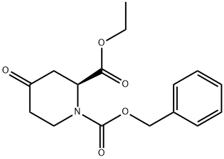 (S)-1-Cbz-4-oxo-piperidine-2-carboxylic acid Methyl ester Struktur