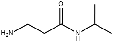 3-AMINO-N-(PROPAN-2-YL)PROPANAMIDE 结构式