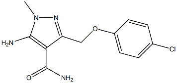 5-aMino-3-((4-chlorophenoxy)Methyl)-1-Methyl-1H-pyrazole-4-carboxaMide