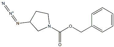 benzyl 3-azidopyrrolidine-1-carboxylate Struktur