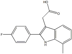 [2-(4-Fluoro-phenyl)-7-Methyl-1H-indol-3-yl]-acetic acid