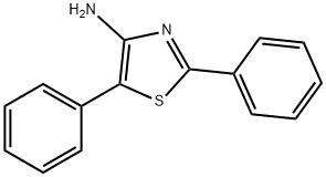 2,5-diphenylthiazol-4-aMine 结构式